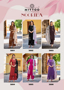 Mittoo Noorika Designer Rayon Kurti Pant Dupatta Set