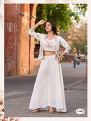 Mittoo Ruksat Premium Chanderi Silk Designer Indo Western Dress