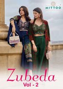 Mittoo Zubeda Vol 2 Elegant Silk Indo Western Style Dress