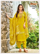 Mukesh Chahat Silk Embroidery Work Ready Made Suit Set
