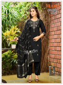 Mukesh Chahat Silk Embroidery Work Ready Made Suit Set
