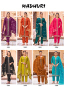 Mukesh Madhuri Premium Chanderi Silk Designer Kurti Set