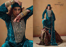 Mumtaz Arts Maharani Velvet Heavy Designer Embroidery Suit Set