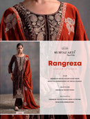 Mumtaz Arts Rangreza Premium Velvet Embroidered Designer Suit