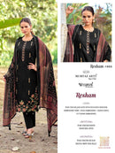 Mumtaz Arts Resham Jam Satin Embroidery Work Suit