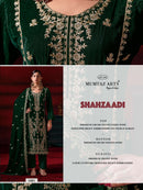 Mumtaz Arts Shehzaadi Velvet Heavy Embroidered Designer Suit