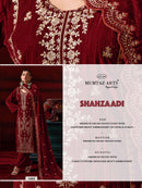 Mumtaz Arts Shehzaadi Velvet Heavy Embroidered Designer Suit