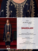 Mumtaz Arts Shehzaadi Velvet Heavy Embroidered Designer Suit