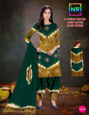 NE Rayon Acid Batik Zari Work Pakistani Style Salwar Suit Set