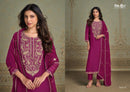 Omtex Liliana Designer Silk Embroidery Work Suit