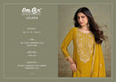 Omtex Liliana Designer Silk Embroidery Work Suit