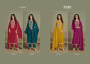 Omtex Liliana Designer Silk Embroidery Work Suit