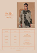 OMTEX Zahira Crush Fabric Fancy Embroidered Ethnic Suit