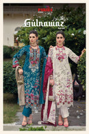 Pakiza Gulnawaz Vol 25 Premium Lawn Cotton Embroidered Suit