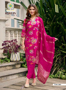 Barlin Vol 2 By Passion Tree Designer Printed Kurti Pant Dupatta Set