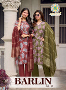 Barlin Vol 2 By Passion Tree Designer Printed Kurti Pant Dupatta Set