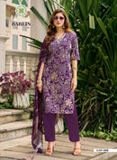 Barlin Vol 2 By Passion Tree Designer Printed Kurti Pant Dupatta Set