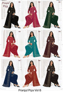Pranjul Fashion Piya Vol 8 Ready Made Cotton Printed Patiala Suit