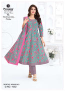 Prasang Mumtaz Anarkali Vol 1  Printed Cotton Ready Made Suit