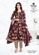 Prasang Mumtaz Anarkali Vol 1  Printed Cotton Ready Made Suit