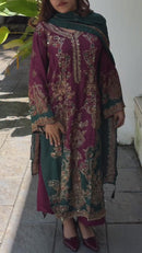 Premium Pure Viscose Maslin Digital Print Unstitched Pakistani Dress Material