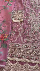 Mehboob Tex 1608 C Pure Visocse Lawn With Heavy Self Embroidery Work Pakistani Suits