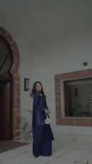 JF 5886 Natural Crep Designer Wear Stylish Looking Pakistani Farshi Suits