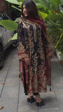 Black Beauty Premium Muslin Pakistani Suit