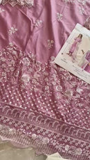 Mehboob Tex 1599 B Viscose Cambric Cotton With Heavy Self Embroidery Work Pakistani Suits