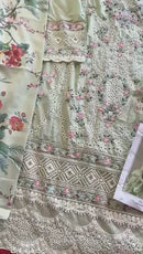 Mehboob Tex 1608 B Pure Visocse Lawn With Heavy Self Embroidery Work Pakistani Suits