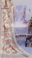 Alif Fashion A 188 Pure Cotton Heavy Embroidery Work With Moti Work Readymade Pakistani Suits