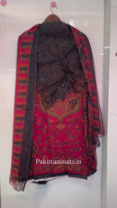 Aasha 1142 Pure Cotton Print With Exclusive Patch Embroidery Pakistani Suits