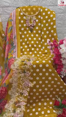 Aasha 1055 Pure Cotton Print With Exclusive Patch Embroidery Work Pakistani Suits