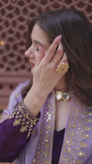 KA 1143 Designer Star Georgette With Embroidery Zari Sequins Work Readymade Gown