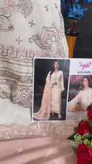 Sajida Designer SD 1031 Georgette With Heavy Embroidered With Khatli Work Pakistani Suits