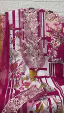 Taj Creations 557 Pure Cotton Print With Heavy Embroidery Work Pakistani Suits