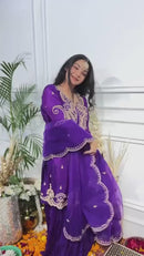 SD 352 Chinon Cording Sequence Embroidery Work Suits