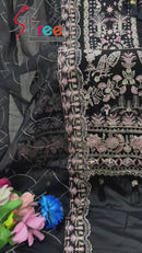 Shree Fabs K 5098 Fox Georgette Heavy Embroidery With Zarakn Work Pakistani Suits