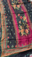 Mehboob Tex 1693 Pure Viscose Maslin Digital Print With Aari Handwork Pakistani Suits