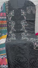 Florent 1045 Pure Cotton With Heavy Self Embroidery Work Pakistani Suits