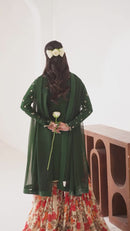 ZSR 3128 Designer Elegant Fox Georgette With Embroidered Work Suits