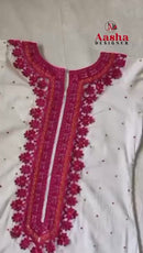 Aasha 1166 Pure Cotton Print With Exclusive Patch Embroidery Work Pakistani Suits