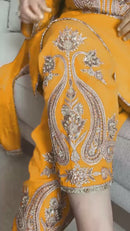 ZSR 3097 B Designer Collection In Pure Chinnon With Embroidery Sequence Work Pakistani Suits