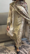 Luxury Maslin Digital Print Ethnic Suit