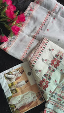 Mehboob Tex 1341 Cotton With Chikankari Embroidered Work Pakistani Suits