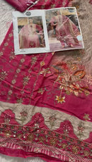 Mehboob Tex 1706 Pure Viscose Maslin Digital Print With Aari Handwork Pakistani Suits