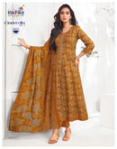 Radhika Cindrella Vol 4 Pure Cotton Embroidered Anarkali Suit Set