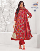 Radhika Cindrella Vol 4 Pure Cotton Embroidered Anarkali Suit Set