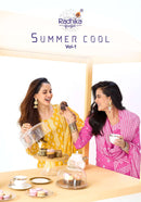 Radhika Lifestyle Summer Cool Vol 1 Cotton Printed Kurta Bottom Dupatta Set