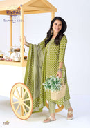 Radhika Lifestyle Summer Cool Vol 1 Cotton Printed Kurta Bottom Dupatta Set